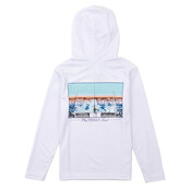 Properly Tied White Castaway Shade Performance Hoodie