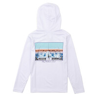 Properly Tied *PRE-ORDER*White Castaway Shade Performance Hoodie