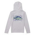 Properly Tied Ice Grey Crappie Shade Performance Hoodie