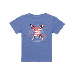 Properly Tied Space Blue Firecracker SS Tee