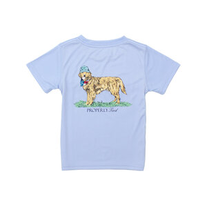 Properly Tied *PRE-ORDER*Light Blue American Pup Performance SS Tee