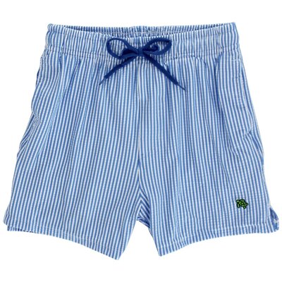 J Bailey Blue Stripe Seersucker Board Short