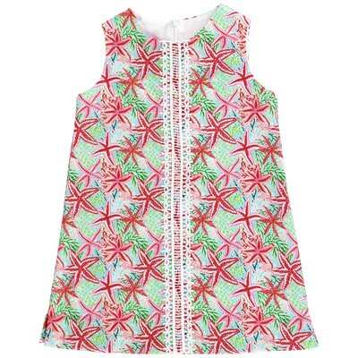 J Bailey Pink Sea Stars Dress