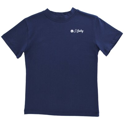 J Bailey Baseball On Navy SS Logo Tee