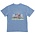 J Bailey Retriever on Heathered Blue SS Logo Tee
