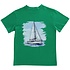 J Bailey *PRE-ORDER*Sailboat On Green SS Logo Tee