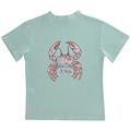 J Bailey Crab on Seaglass Girls SS Logo Tee