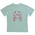 J Bailey Crab on Seaglass Girls SS Logo Tee