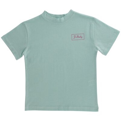 J Bailey Crab on Seaglass Girls SS Logo Tee