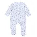 Magnolia Baby Take Flight Printed Zipper Footie Light Blue