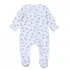 Magnolia Baby Take Flight Printed Zipper Footie Light Blue