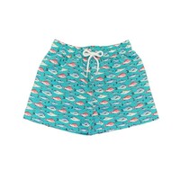 Saltwater Boys Company Aqua Fish Saint Simons Swim Trunks