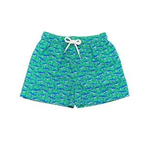 Saltwater Boys Company *PRE-ORDER*Green Shark Saint Simons Swim Trunk