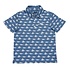 Saltwater Boys Company *PRE-ORDER*Navy White Fish Inshore Performance SS Polo