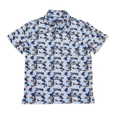 Saltwater Boys Company Camo Print Inshore Performance SS Polo