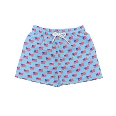 Saltwater Boys Company *PRE-ORDER*Flag Saint Simons Swim Trunks