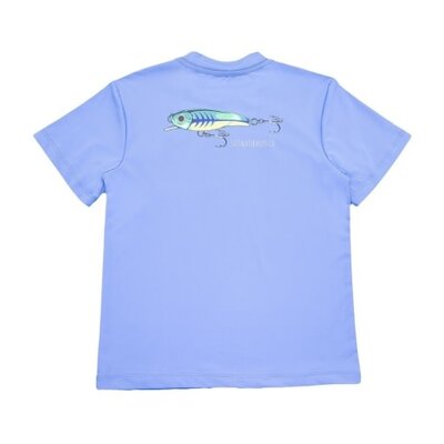Saltwater Boys Company Royal Blue Lures Graphic Performance SS T-shirt