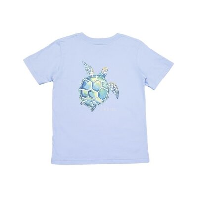 Saltwater Boys Company Blue Sea Turtle SS Graphic T-shirt