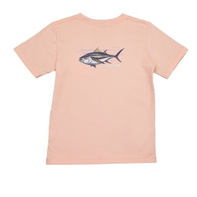 Saltwater Boys Company Salmon Atlantic Blue Tuna SS Graphic T-Shirt