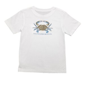 Saltwater Boys Company *PRE-ORDER*White Crab SS Graphic T-shirt