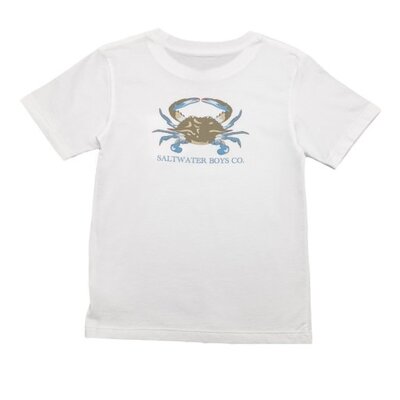 Saltwater Boys Company *PRE-ORDER*White Crab SS Graphic T-shirt