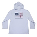 Saltwater Boys Company *PRE-ORDER*White Flag Performance Hoodie