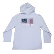 Saltwater Boys Company White Flag Performance Hoodie