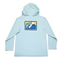 Saltwater Boys Company Light Blue Wahoo Performance Hoodie