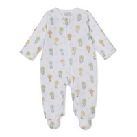 Kissy Kissy Sky High Adventures Printed Footie w/Zipper