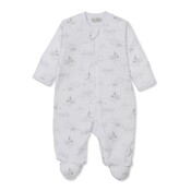 Kissy Kissy Nightfall Printed Silver Footie w/Zipper