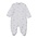 Kissy Kissy Nightfall Printed Silver Footie w/Zipper