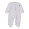 Kissy Kissy Nightfall Printed Pink Footie w/Zipper