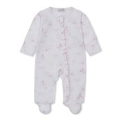 Kissy Kissy Nightfall Printed Pink Footie w/Zipper