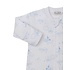 Kissy Kissy Nightfall Lt Blue Printed Footie w/zipper