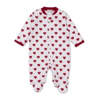 Kissy Kissy Be My Valentine Printed Footie w/Zipper