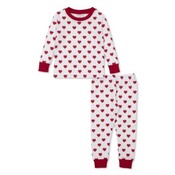 Kissy Kissy Be My Valentine Printed Snug Pajama Set