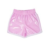 Flap Happy Bubble Gum Sparkle UPF 50 Morgan Retro Swim Shorts