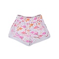 Flap Happy Flamingo Love UPF 50 Morgan Retro Swim Shorts