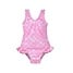 Flap Happy Pixie Scales Pink UPF 50 Delaney Hip Ruffle Swimsuit