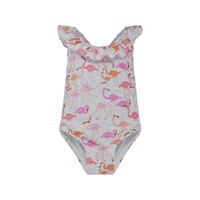 Flap Happy Flamingo Love UPF 50 Mindy Cross-Back Swimsuit