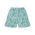 Flap Happy Painted Palms Blue Wesley Swim Trunks w/ Mesh Liner