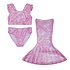 Flap Happy Pixie Scales Pink UPF 50 Mermaid 3PC Swim Set