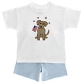 Bailey Boys Patriotic Pup Knit Boys Short Set
