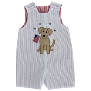 Bailey Boys *PRE-ORDER*Patriotic Pup Reversible John John