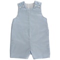 Bailey Boys Light Blue Check John John Short w/ Tab