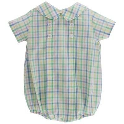 Bailey Boys *PRE-ORDER*Harlow Plaid Dressy Bubble Short