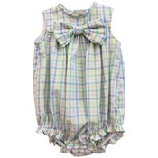Bailey Boys Harlow Plaid Girls Bubble Short