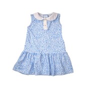 Funtasia, Too Blue Floral Polo Dress