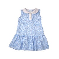 Funtasia, Too Blue Floral Polo Dress