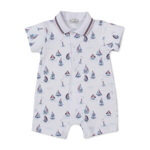 Kissy Kissy *PRE-ORDER*Red, White & Blue Regatta Printed Short Playsuit